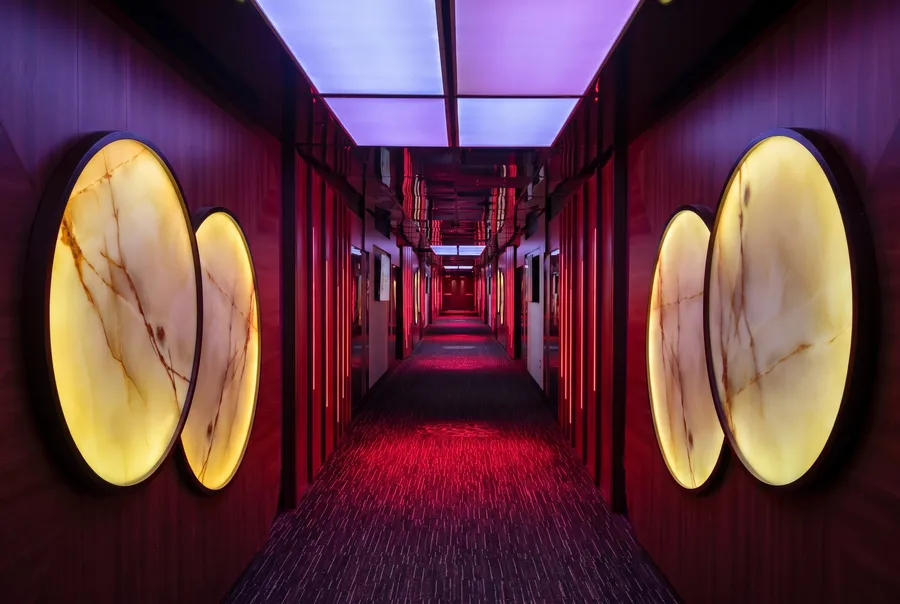 Le passage souterrain entre l’hôtel et le casino